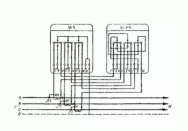 Полукосвенное подключение счетчика Приборы учёта электроэнергии. Часть первая.