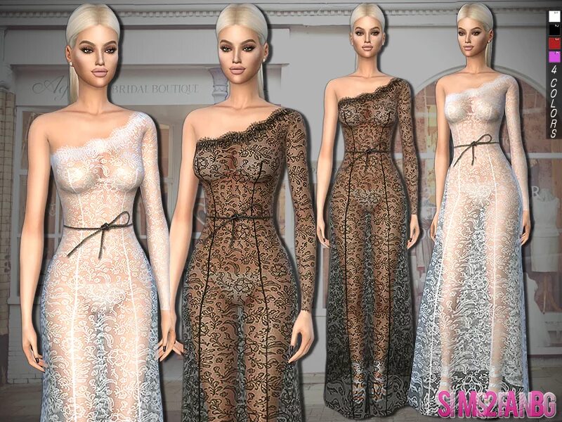 Полупрозрачное платье фото The Sims Resource - Female Clothing