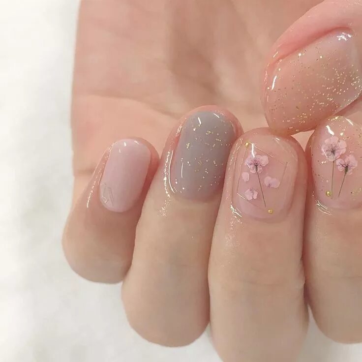 Полупрозрачный маникюр на короткие ногти Нюдовый маникюр на свадьбу Stylish nails, Cute nails, Manicure