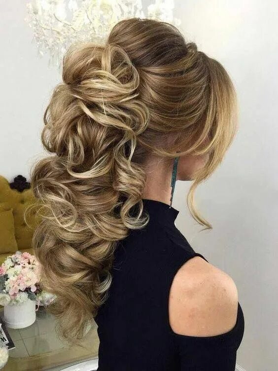 Полусобранная прическа на длинные Pin by Francesca Mavric on *Hair Style* Formal hairstyles for long hair, Long ha