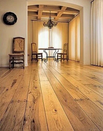 Полы дерево фото REALLY OLD WOODEN PLANK FLOOR - Traditional - Other - by www.LUXURYSTYLE.es Houz