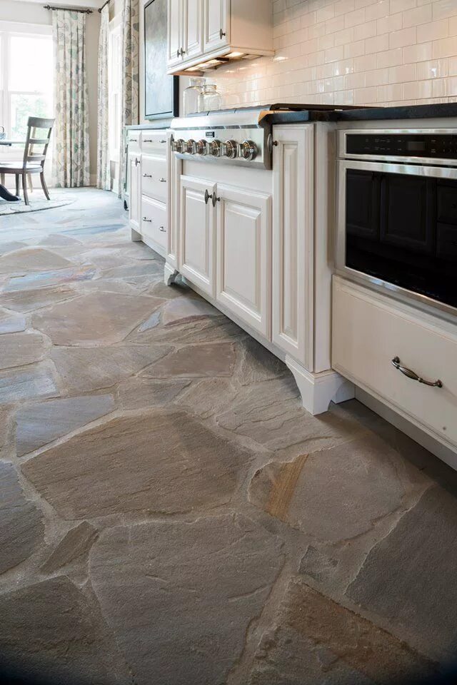 Полы под камень фото Image result for cottage stone floor living room Stone kitchen floor, Kitchen fl