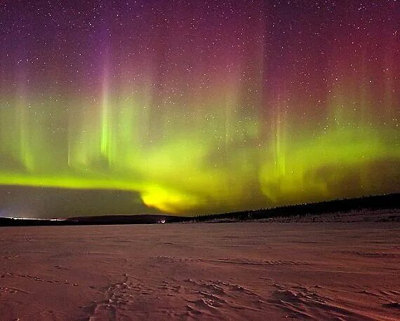 Полярная ночь фото Aurora boreale Россия
