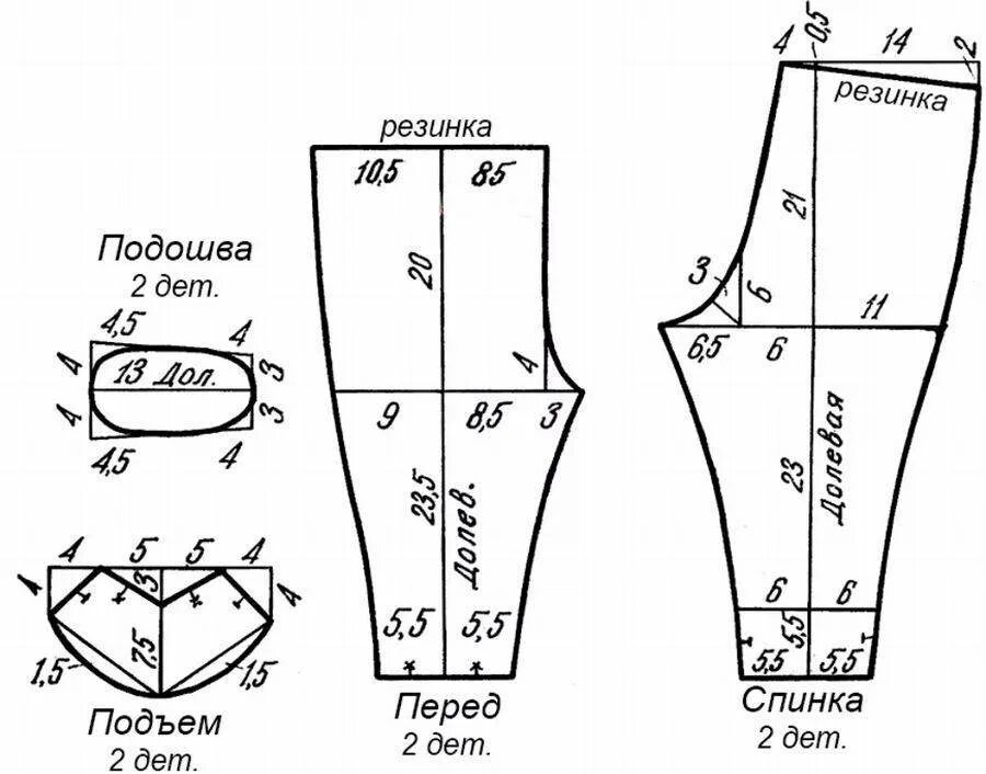 Ползунки выкройка с размерами скачать бесплатно Выкройки ползунков в натуральную величину