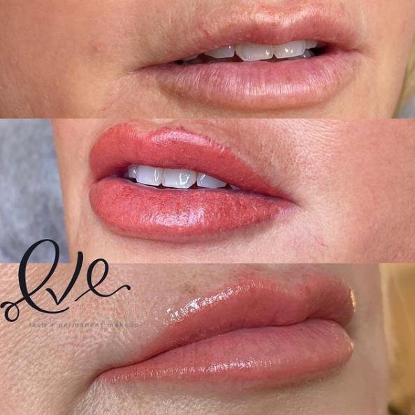 Помады татуаж Milost charakter molekula permanente make up lip Vlast takhle obdiv