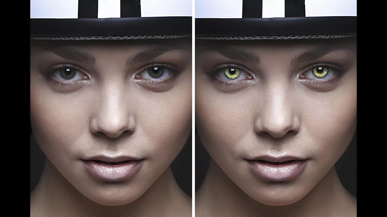 Поменять глаза на фото онлайн How to Change Eye Color in Photoshop - YouTube