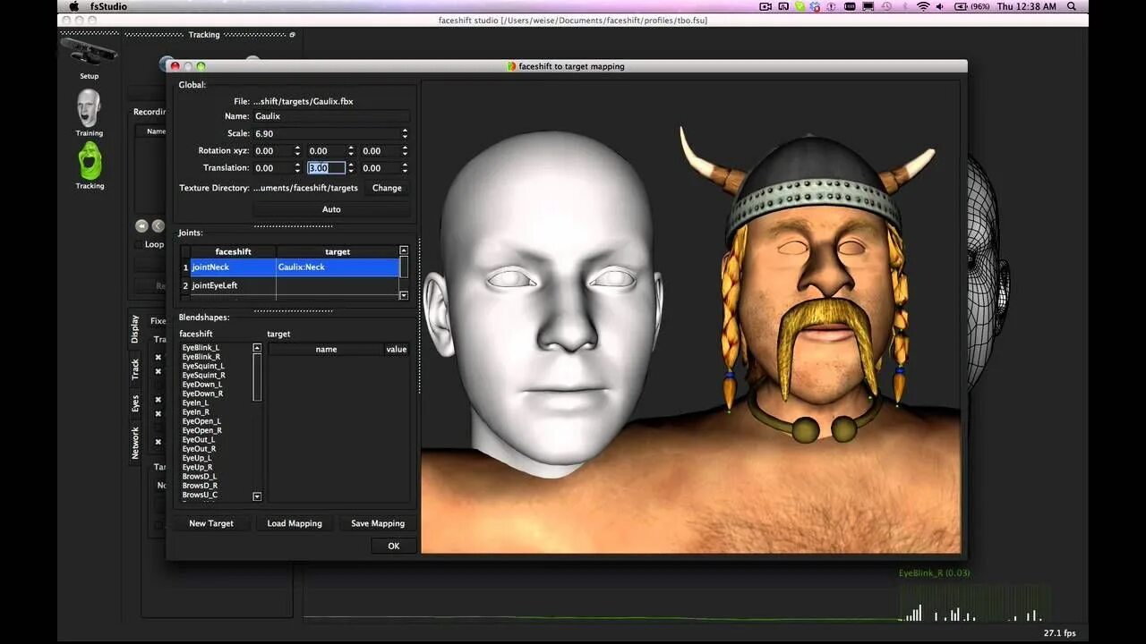 Поменять лицо на фото онлайн нейросеть faceshift studio tutorial part 4.7: tracking - fbx import en 2020 Captura de mov