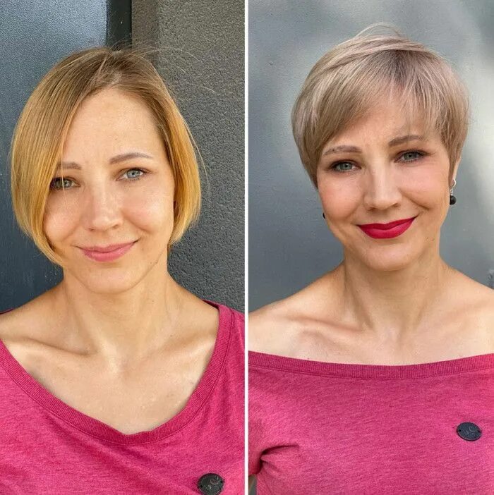 Поменять волосы на фото онлайн Hairdresser Shows How Simple Hair Changes Can Totally Change Your Appearance Wit