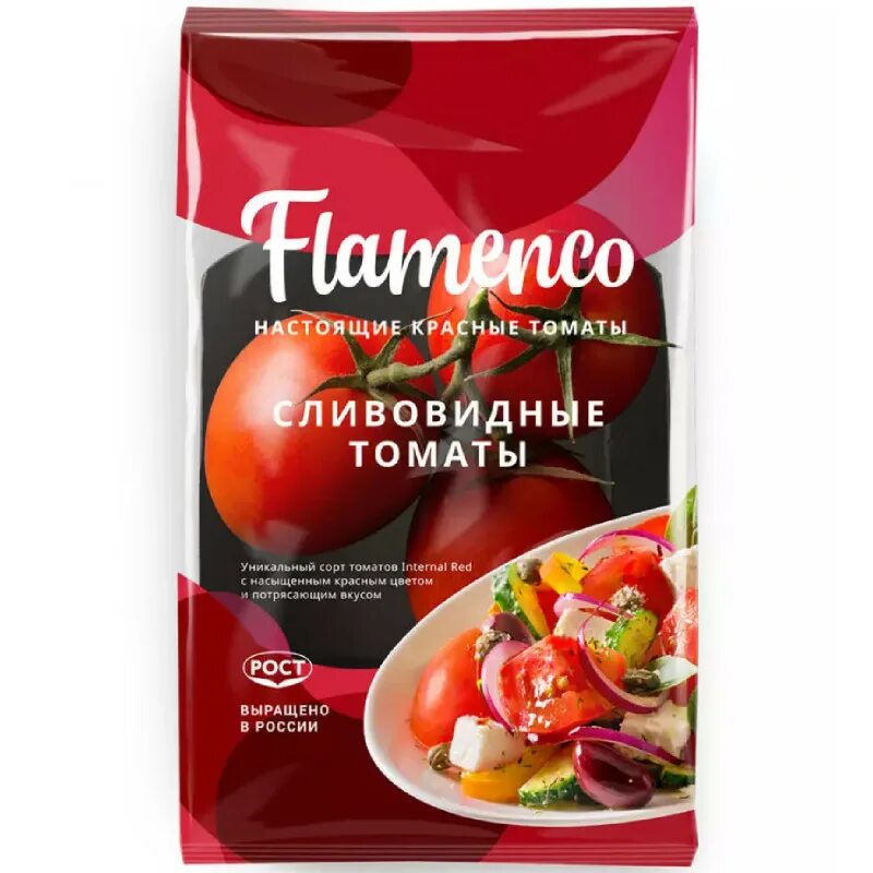 Помидоры фламенко описание сорта фото Томаты Flamenco сливовидные красные, 450г - купить с доставкой в Санкт-Петербург