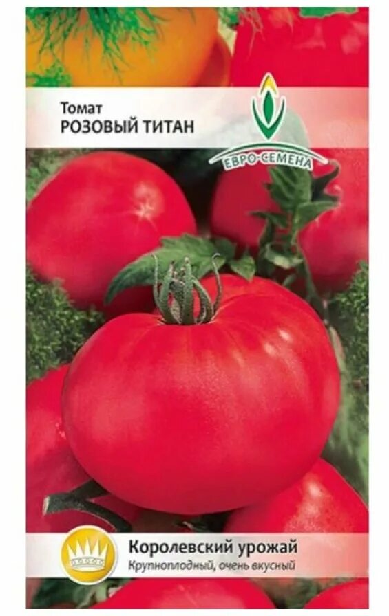 Помидоры титан описание сорта фото Томат Титан Розовый 0,1г Дет Ср (Евро-сем) б/п 20 шт - Семена овощей, ягод и цве