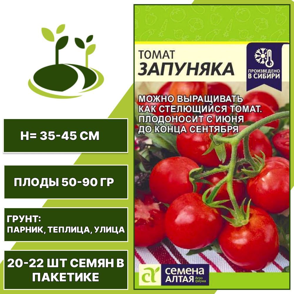 Помидоры запуняка описание сорта фото Томаты Семена Алтая Запуняка томат - купить по выгодным ценам в интернет-магазин