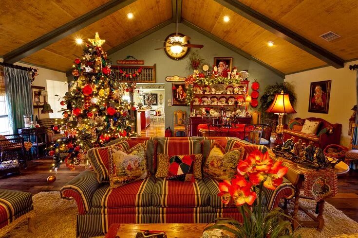 Помощь в оформлении дома Show Me a Country French Home dressed for Christmas French country christmas, Co