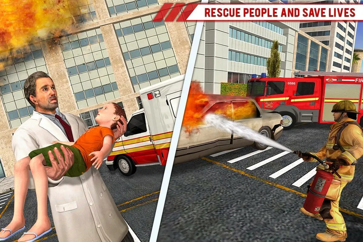 Помощи игры фото Ambulance Rescue Station 3D: Ambulance Games Android के लिए APK डाउनलोड करें