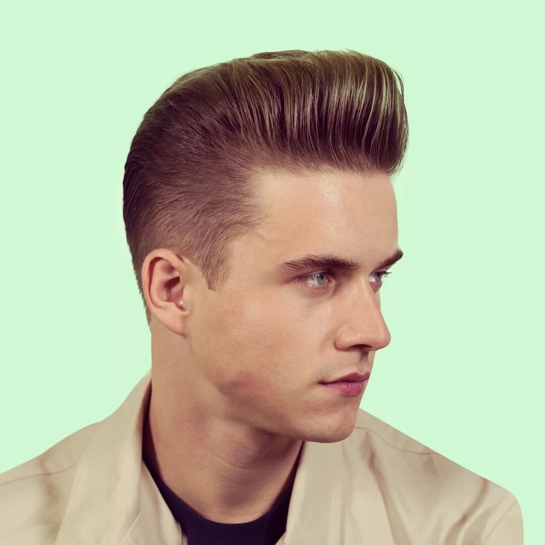 Помпадур прическа MODIFY POMADE: Hair Styler - Medium Hold, High Shine Pompadour hairstyle, Mens h