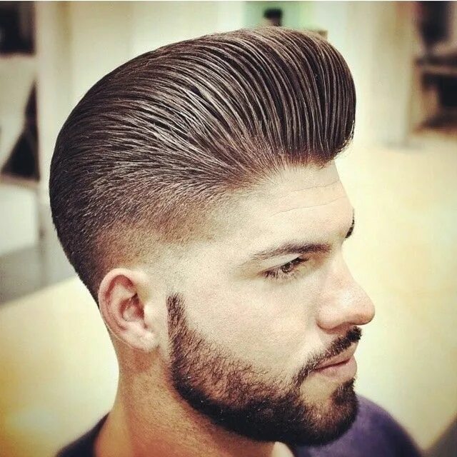 Помпадур прическа мужская фото Super tall pompadour with Layrite. We sell Layrite at theGreaseShop.com Taper fa