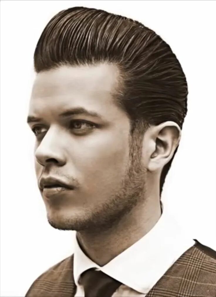 Помпадур стрижка мужская фото Long Trim Pompadour Mens hairstyles short, Vintage hairstyles for men, Mens hair