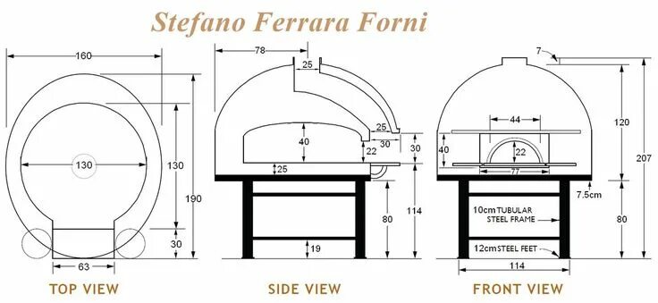 Помпейская печь своими руками чертежи и фото how to build an italian style napoli oven - Google Search Forni per pizza, Forno