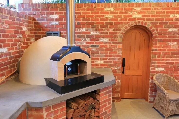 Помпейская печь своими руками фото D95 Brick Pizza Oven Kit - The Fire Brick Company Australia Brick pizza oven, Pi