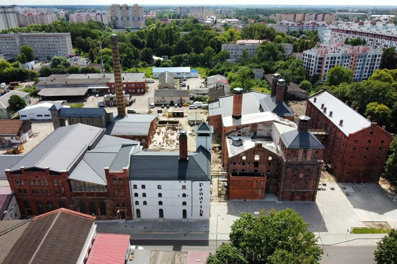 Понарт в калининграде фото На территории завода "Понарт" в Калининграде завершают восстановление первых зда