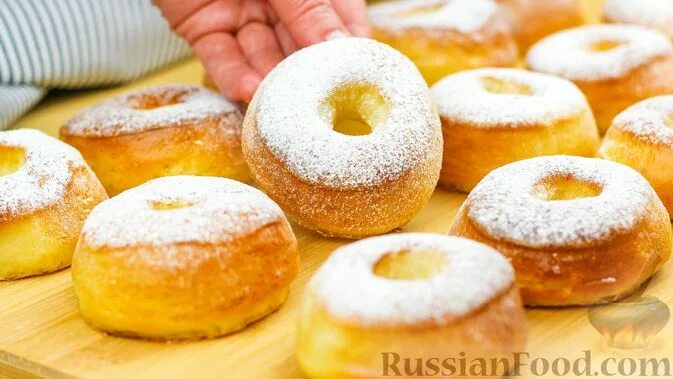 Пончик на воде рецепт с фото Рецепт: Пышные пончики в духовке на RussianFood.com