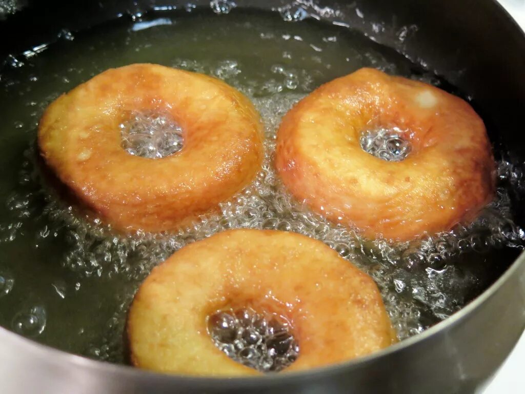 Пончики на сковороде с фото Quick and Easy Raised Doughnuts #NationalDoughnutDay