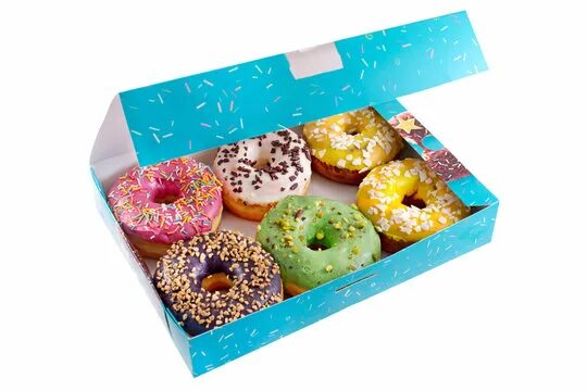 Пончики в коробке фото Donuts Box Изображения: просматривайте стоковые фотографии, векторные изображени