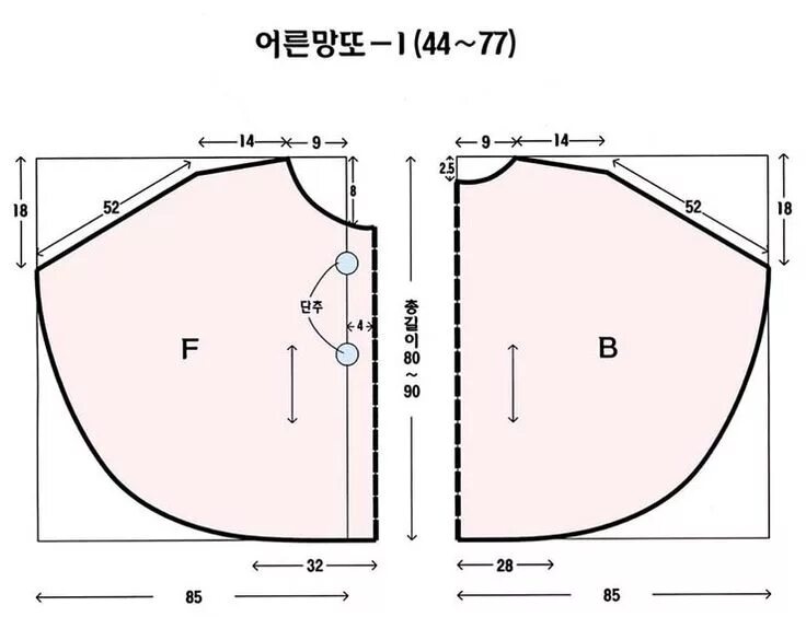 Пончо для куклы выкройка 본문스크랩 기본상의, 망토 패턴 Cape pattern sewing, Poncho pattern sewing, Cape pattern