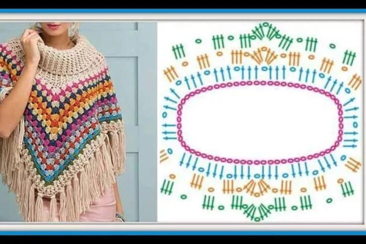 Пончо крючком схемы для начинающих crochet & knitting , handmade , handicraft, creative ideas, Crochet poncho p