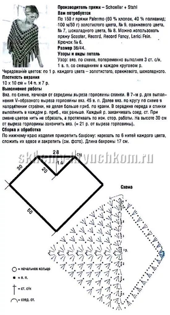 Пончо прямоугольное крючком со схемами вязание крючком пончо схемы и модели бесплатно Вязание крючком, Пончо, Вязание