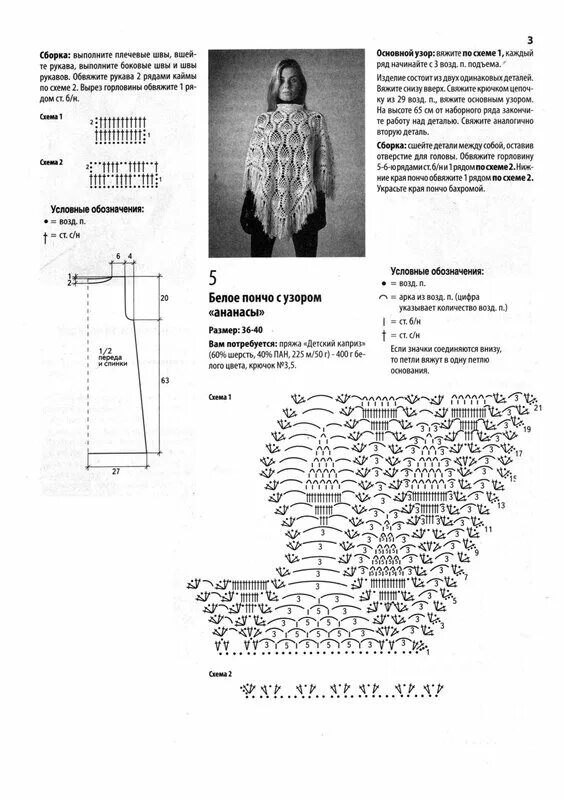 Интересные модели накидок и пончо! Схемы для вязания крючком! Юлия Жданова Дзен