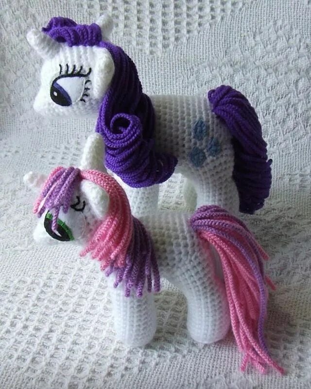 Пони связать крючком схема Пони амигуруми схема Einhorn häkeln, Crochet pony, Pferd häkeln