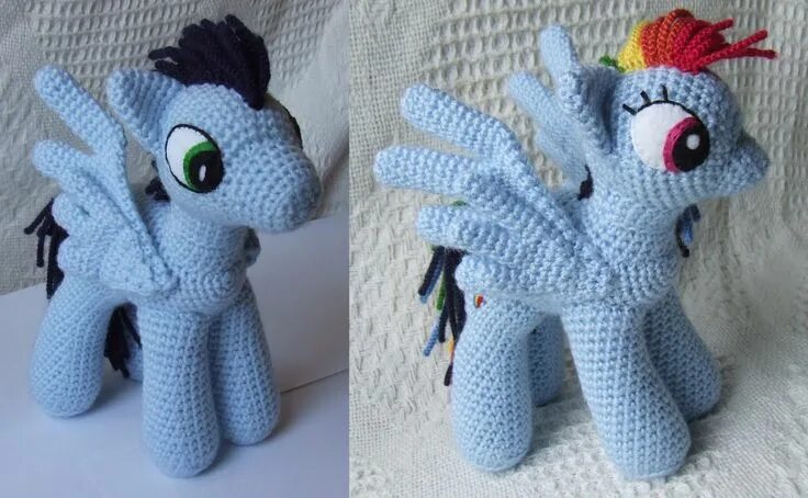 Пони связать крючком схема Knit One Awe Some: My Little Pony: Friendship is Magic Crochet pony, Crochet ami