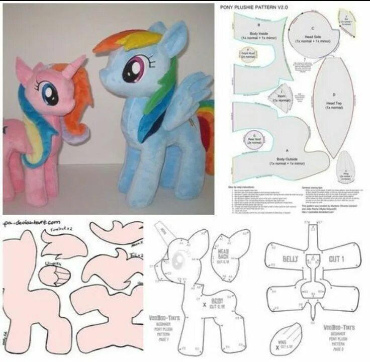 Пони выкройка мягкой игрушки Pin on Patrones Sewing projects for kids, My little pony plush, Sewing stuffed a