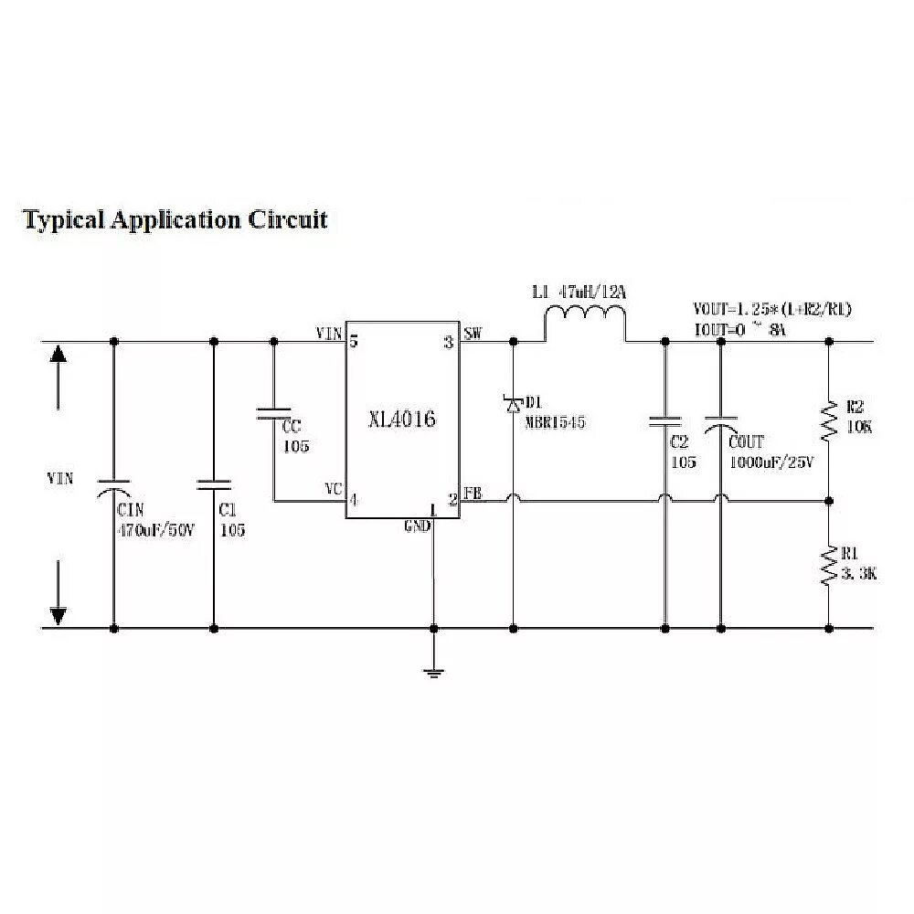 Понижающий dc dc преобразователь своими руками схема XL4016E1 High Power DC Voltage Regulator DC-DC XH-M401 Buck Module with Maximum 