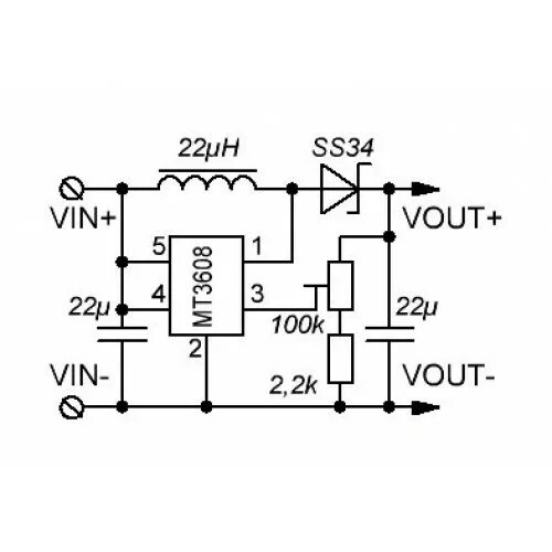 Понижающий dc dc преобразователь своими руками схема Преобразователь повышающий на MT3608
