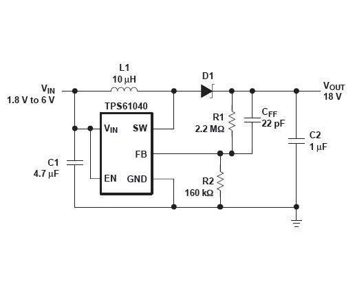 Понижающий преобразователь своими руками схема Заказать TPS61040DBV стабилизатор (импульсный повышающий) ТвоиМодели.РФ
