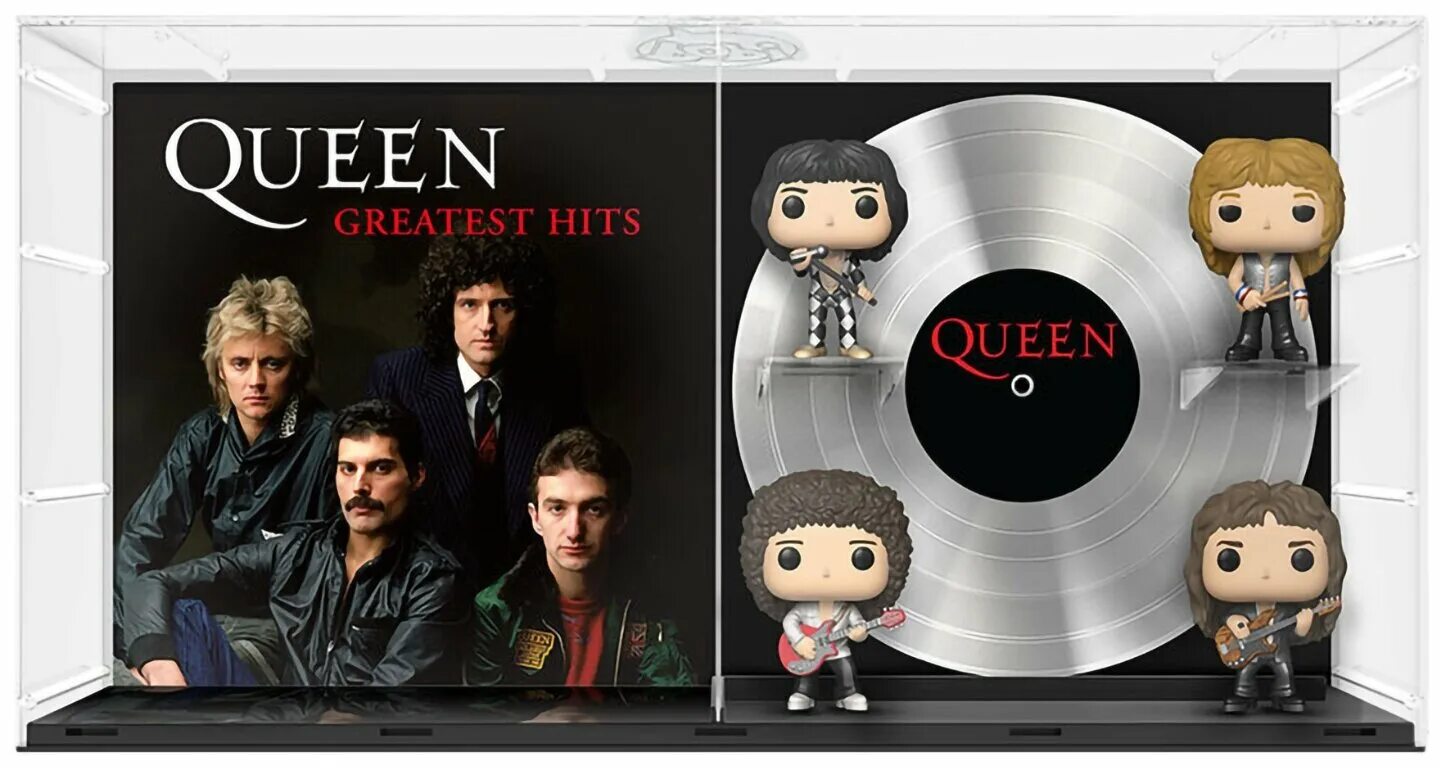 Поп альбом фото Фигурка Funko POP! Albums Deluxe Queen Greatest Hits 60991, 9.5 см - купить в ин