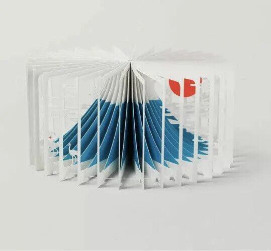 Поп ап фото 360 Degree Book Mount Fuji Pop up Gimmick 3d Yusuke Ohno Japan F/s Sal for sale 