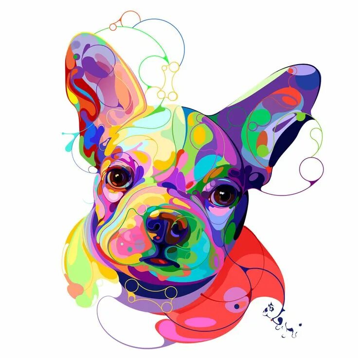 Поп арт картинки животных Pin by Glen Tomlinson on Animal Designs & Logos Custom pet art, Illustration, Do