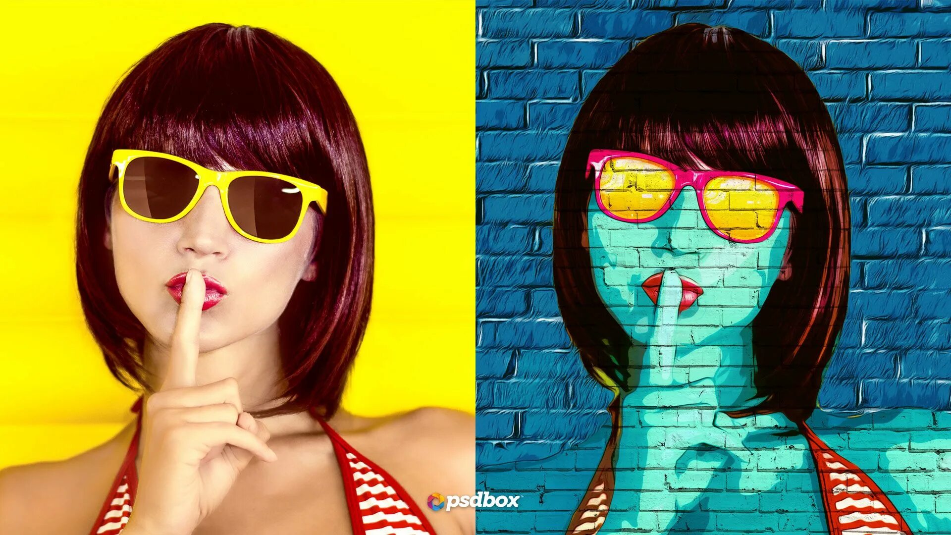 Поп арт обработка фото Create a professional pop art portrait effect in Photoshop. Learn how to create 