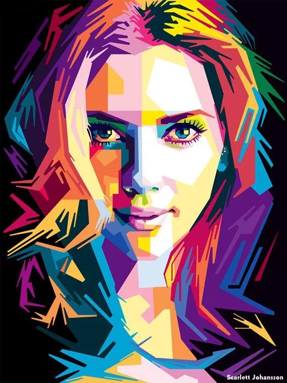 Поп арт портрет по фото WPAP / Wedha's Pop Art Portrait Modern Abstract Picasso - Etsy Pop art portraits