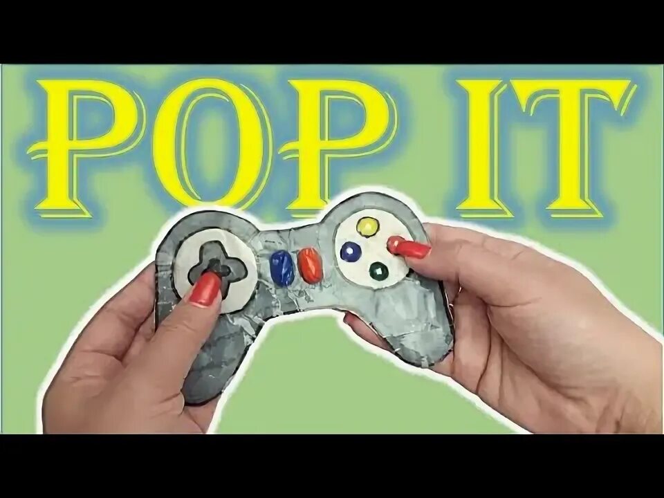 Поп ит самоделка DIY АНТИСТРЕСС POP IT Игрушка ПОП ИТ джостик Как сделать Поп Ит OKey - YouTube