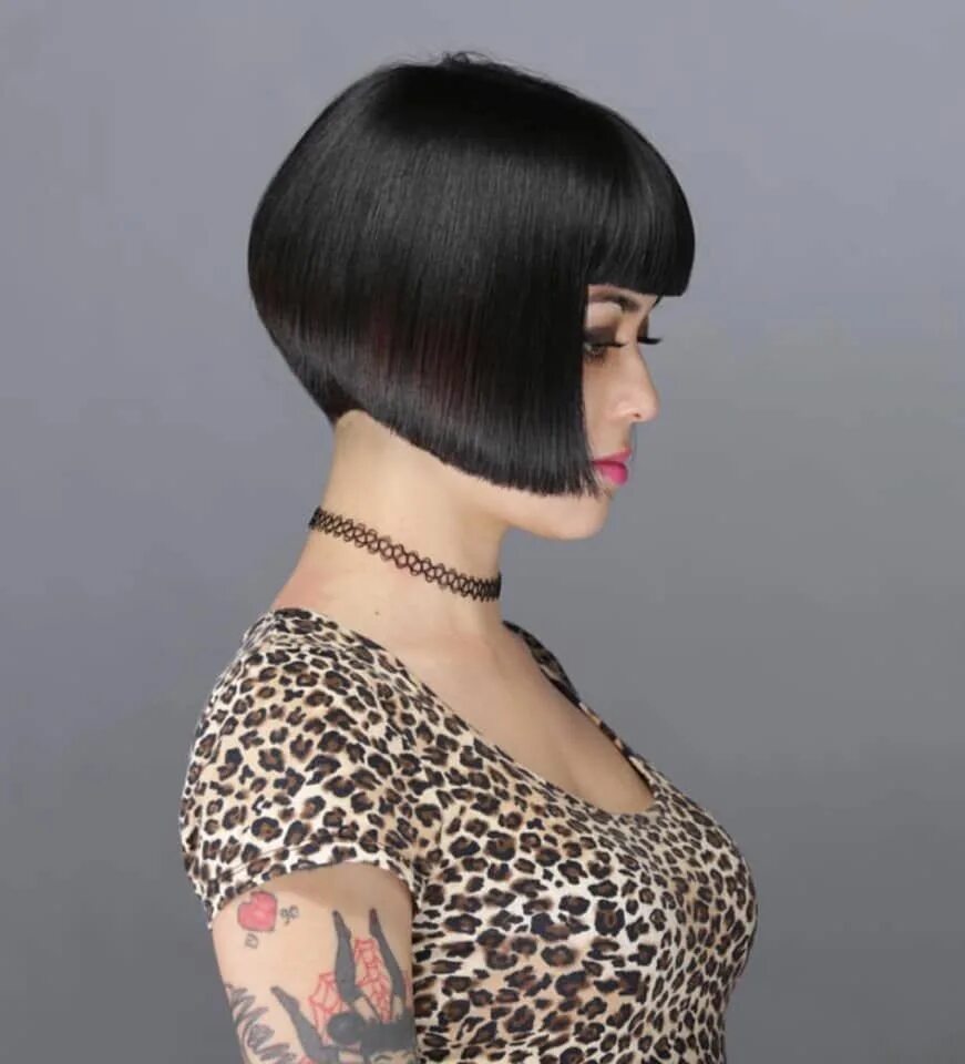 Поп каре стрижка Pin on Brunette hair 1