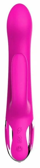 Попе вибратор фото Tonga Вибратор-кролик силикон Naghi N 43 Rechargeable Duo Vibrator 23 см, 530043