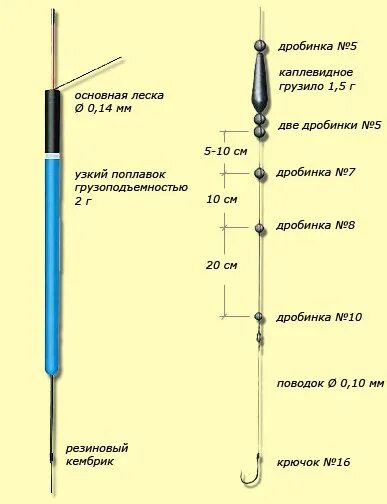 Поплавочная оснастка на карася Ловля карася в июне на поплавочную удочку