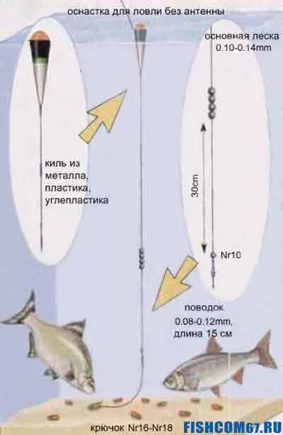 Поплавочная оснастка на плотву Оснастка поплавочной удочки для разных условий ловли