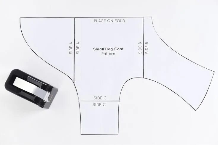 Попона для собаки выкройка Pattern for a Warm & Weatherproof Dog Coat Small dog coats, Dog coat pattern, Do