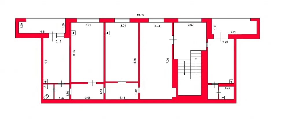 Barnaul, Popov st house 114. Apartment house