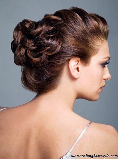 Поправить прическу на фото Easy Updos for Long Hair Tutorial Bride hairstyles for long hair, Simple wedding