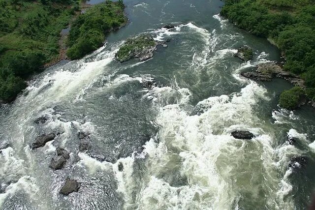 Пороги на реке нил фото White Nile - Jinja, Uganda Aerial view of the 'Gunga' Rapi. Flickr